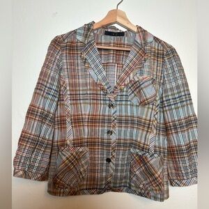 Plaid Women's Blazer by DAKS similar to‎ Ace + Jig beautiful